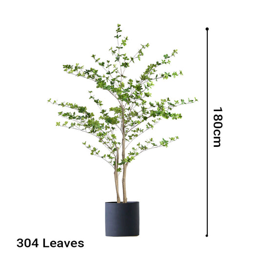 SOGA 180cm Green Artificial Indoor Watercress Tree Fake Plant Simulation Decorative-1