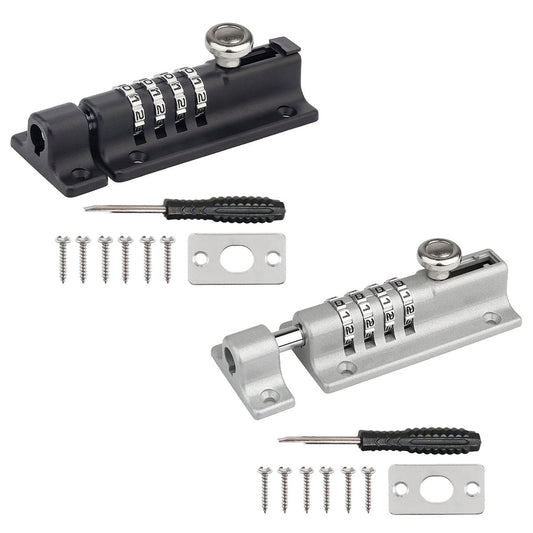 Waterproof Cipher Door Lock Heavy Duty Bolt Outdoor Security Anti Theft Catch