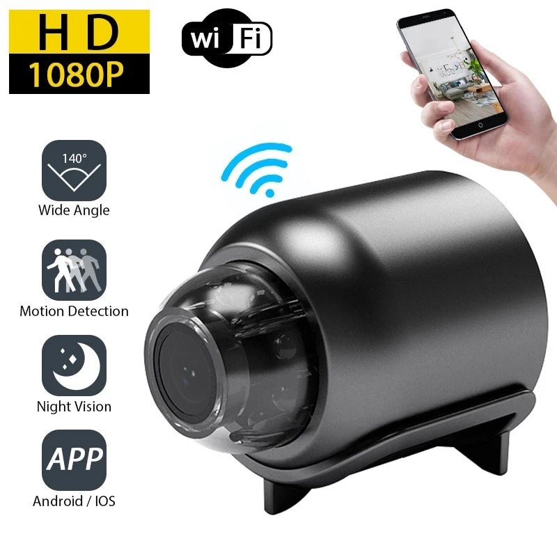 X5 Mini Camera 1080P HD Wifi Wireless Night Vision Motion Detection Video Camera Home Security Camcorder Audio Video Recorder