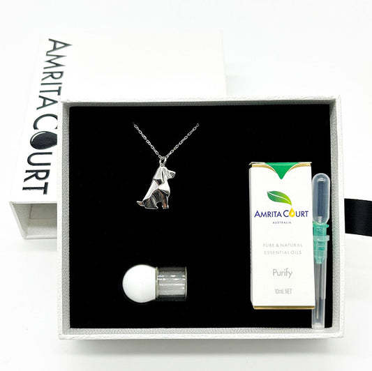 Dog Aroma Necklace | Energy & Healing | Diffusing on the go | Birthday Gift