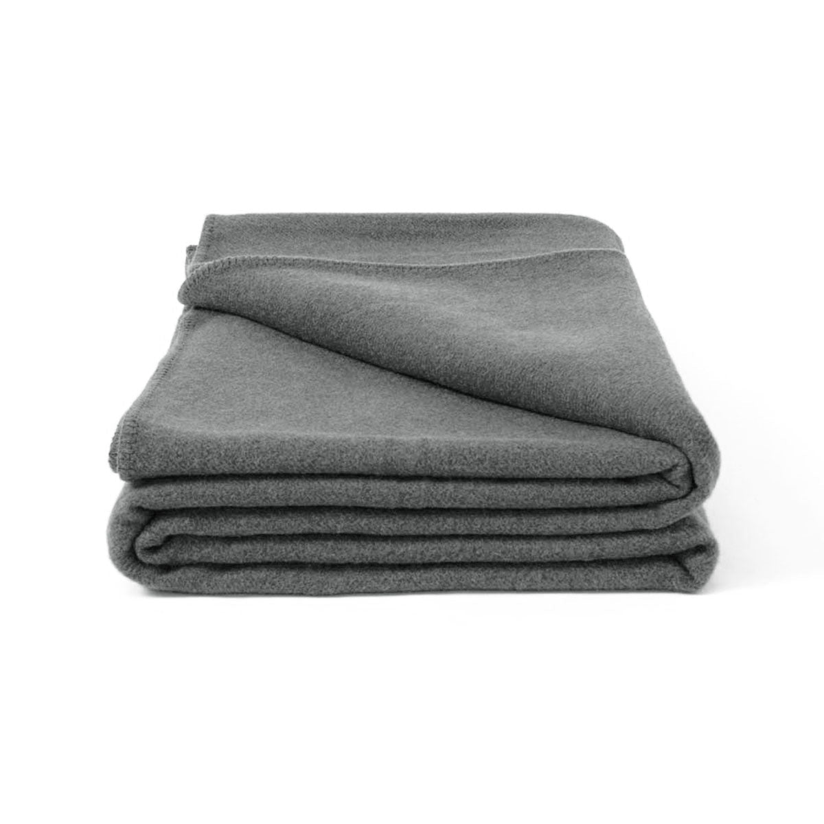 Laconia 400GSM Premium Australian Pure Wool Blanket Grey Double - UrbanNest Co