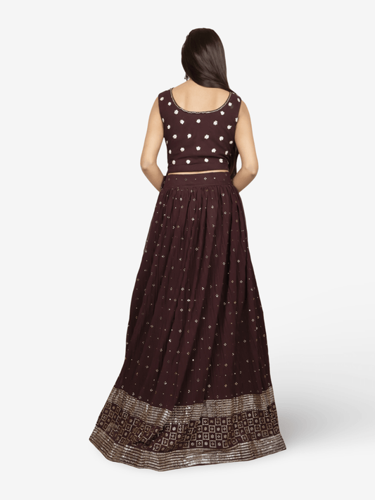Designer Lehenga & choli with dupatta for Women by Shreekama - UrbanNest Co