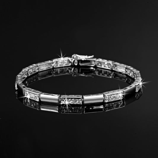 7" Tennis Bracelet Featuring 27 Crystals by Swarovski® - UrbanNest Co
