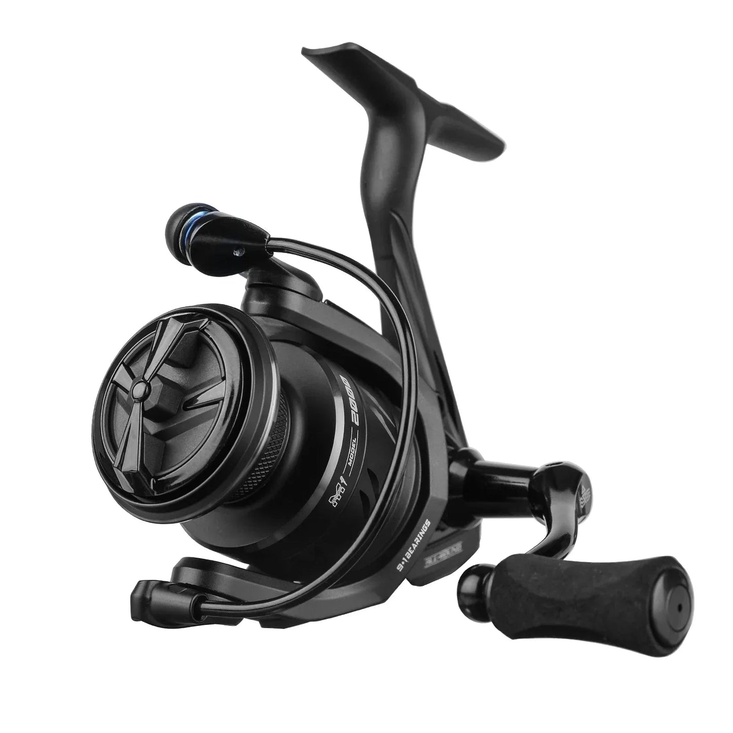 5000 Series Graphite Spinning Reel Left/Right Handed Black - UrbanNest Co