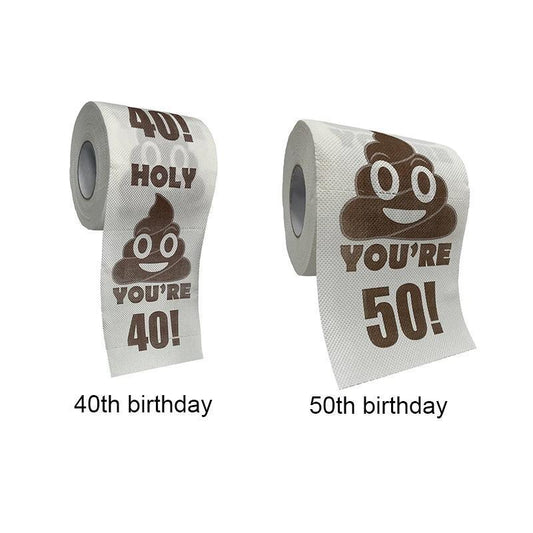Prank Gag Printed Poop Funny Toilet Paper Roll Novelty Gag Gift for Pranks - UrbanNest Co