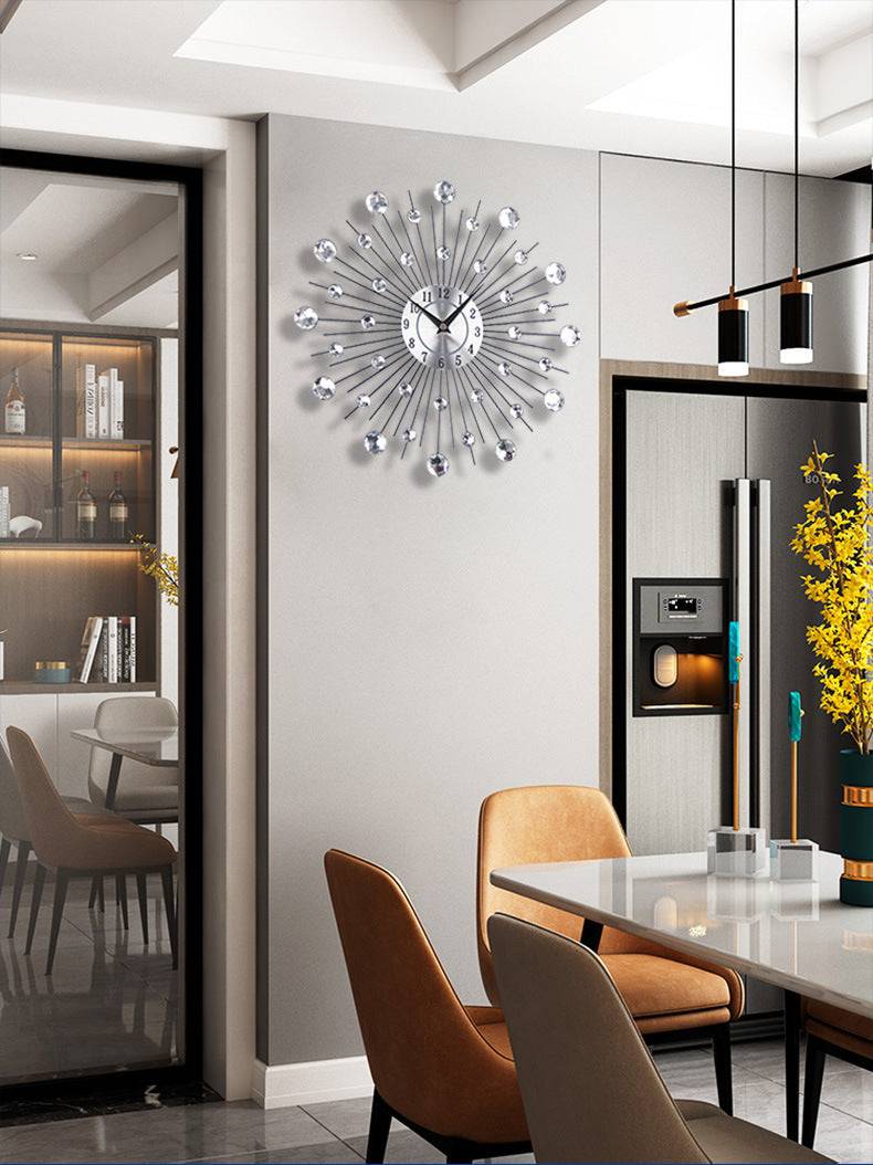 Living Room Decoration Clock Simple Wall Clock Art Electronic Clock - UrbanNest Co