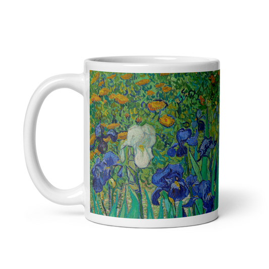 Van Gogh - Irises, 1889 Artwork Mug - UrbanNest Co