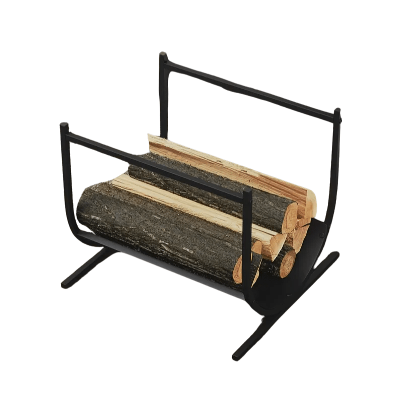 Fireplace Rack with Wood Storage - UrbanNest Co