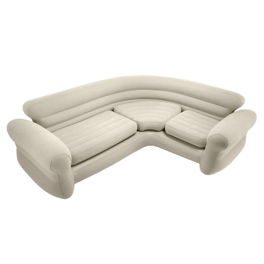 Intex Corner Sofa Inflatable Couch - L - shaped Corner Sofa - UrbanNest Co