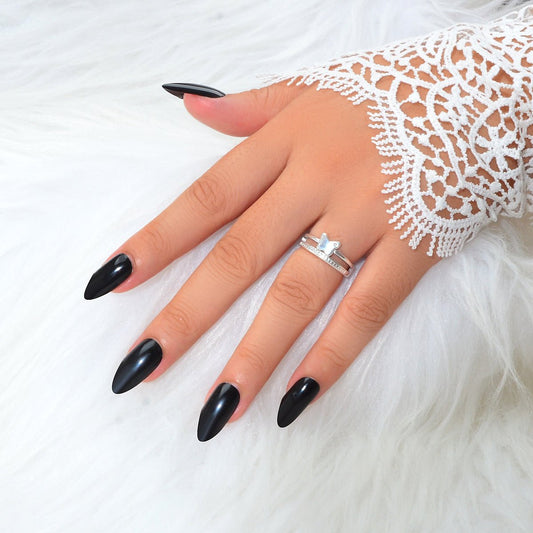 Good Quality Band Women Silver Color Double layer Copper Butterfly Finger Ring - UrbanNest Co