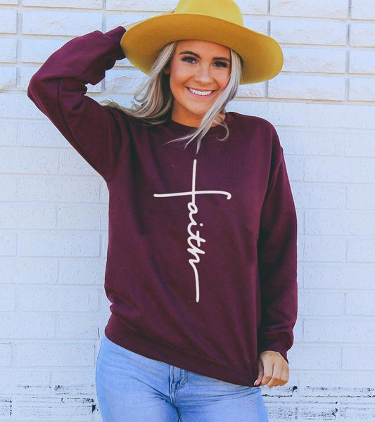 Faith Sweatshirt - UrbanNest Co