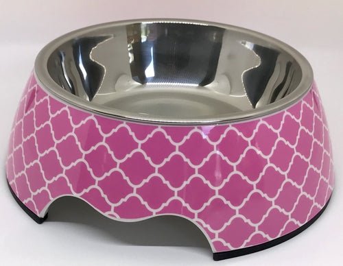 Cutesy Pink Medium Size Dog Bowl - UrbanNest Co