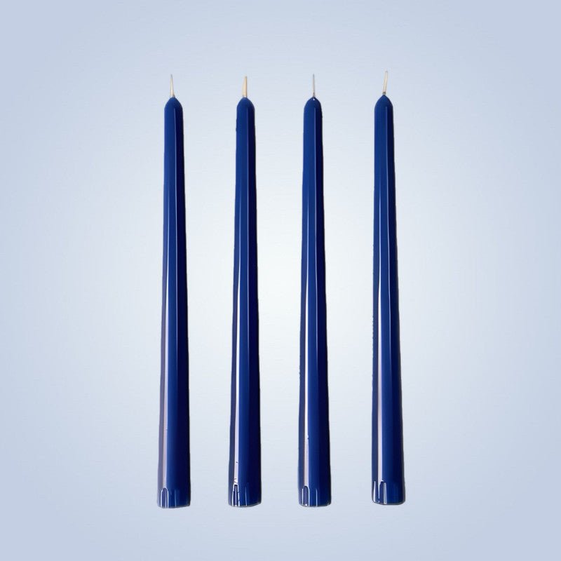 Coloured Beeswax Taper Candle | Cornflower Blue - UrbanNest Co
