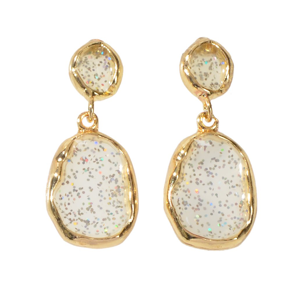 Party Decoration Transparent Trendy Shining Square Dangle Hypoallergenic Earring - UrbanNest Co