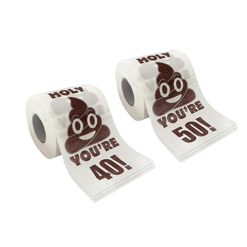 Prank Gag Printed Poop Funny Toilet Paper Roll Novelty Gag Gift for Pranks - UrbanNest Co