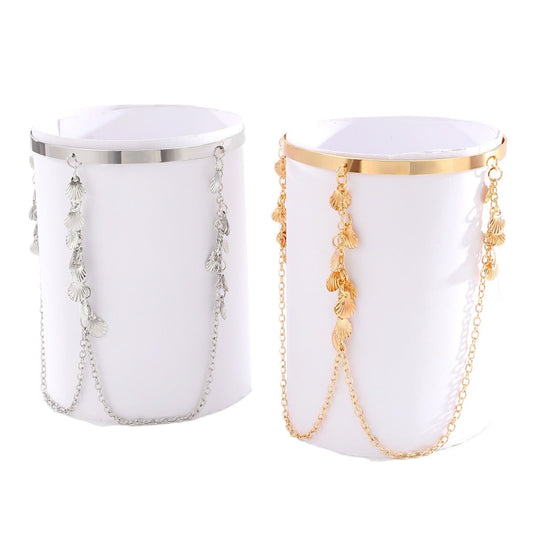 Chain long arm bracelet, star arm ring, high - end and exquisite accessory, versatile bracelet, open arm ring - UrbanNest Co