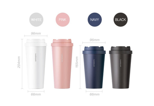 Vitality Onetouch 400ml Navy Insulated Travel Coffee Mug - UrbanNest Co