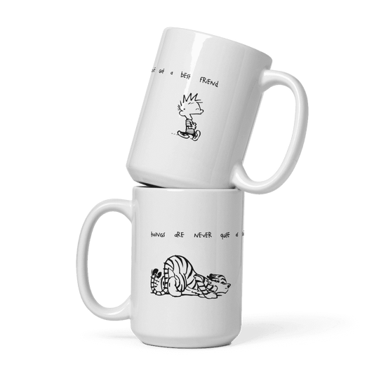 Calvin and Hobbes Best Friends Quote Mug - UrbanNest Co