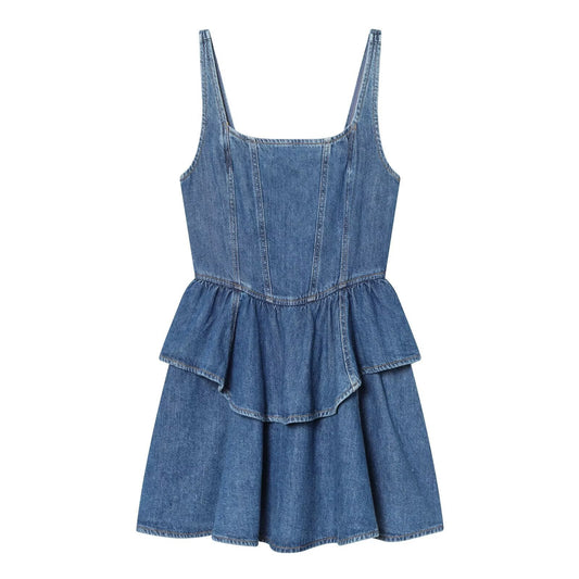 French waist cinching slimming versatile dress - UrbanNest Co