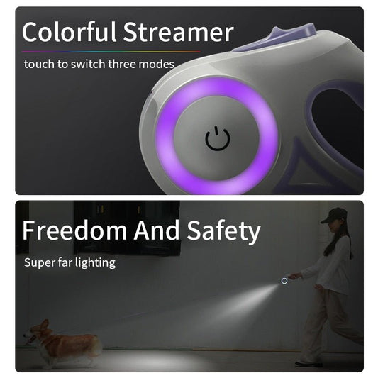 Automatic Retractable Lighting Dog Leash - UrbanNest Co