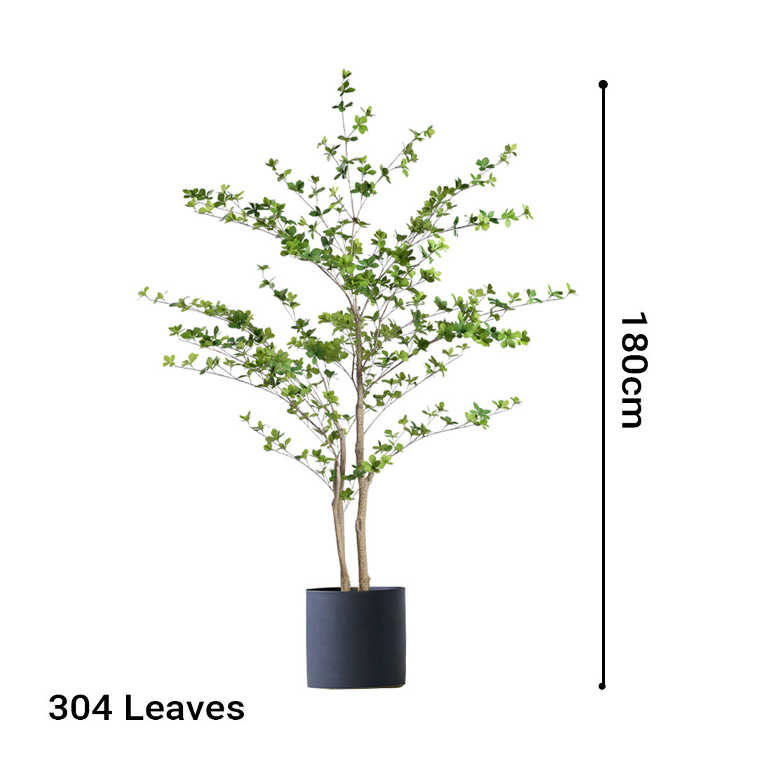 SOGA 180cm Green Artificial Indoor Watercress Tree Fake Plant Simulation Decorative-1