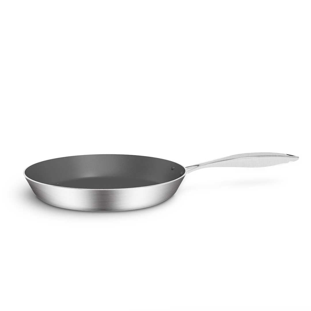 SOGA Stainless Steel Fry Pan 20cm 26cm Frying Pan Induction Non Stick Interior-2