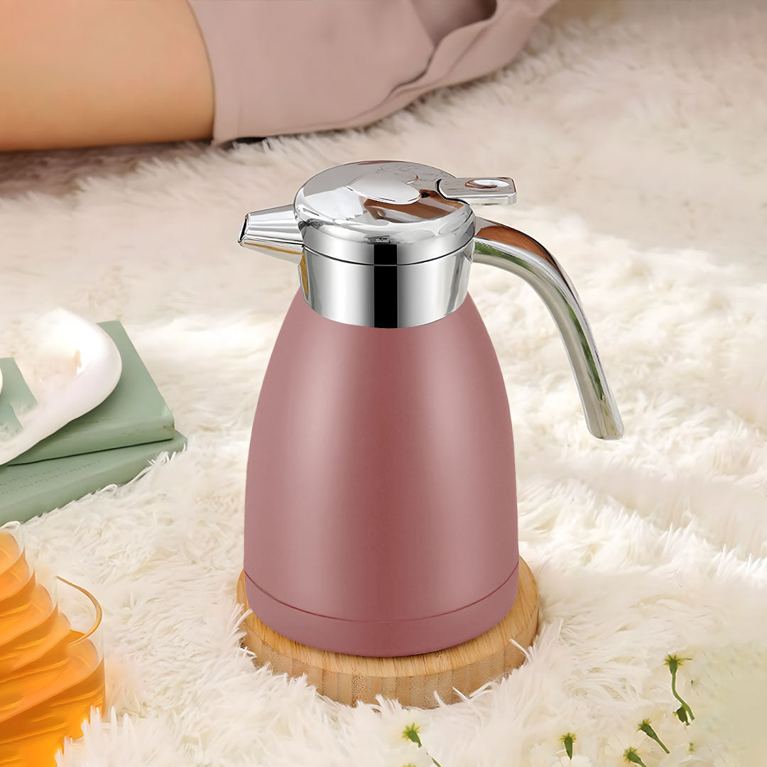 SOGA 1.8L Stainless Steel Water Bottle Insulated Vacuum Flask Coffee Jug Thermal Pink-2