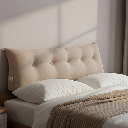 SOGA Home & Living Bundle – Beige Triangular Wedge Pillow & Light Brown Flannel Throw-3