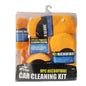 9PCS Car Cleaning Kit Microfiber Towel Wax Sponge Wheel Brush Gloves Set Use-6