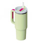 40 oz Insulated Stainless Steel Travel Mug with Handle & Straw (BPA-Free)-2