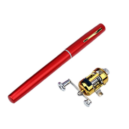 Mini Pen Fishing Rod Pocket Size Portable Telescopic Travel Fishing Pole Tool