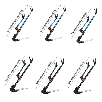 Bracket Fishing Rod Holder Multi Functional Rod Stand for Fishing and Outdoors