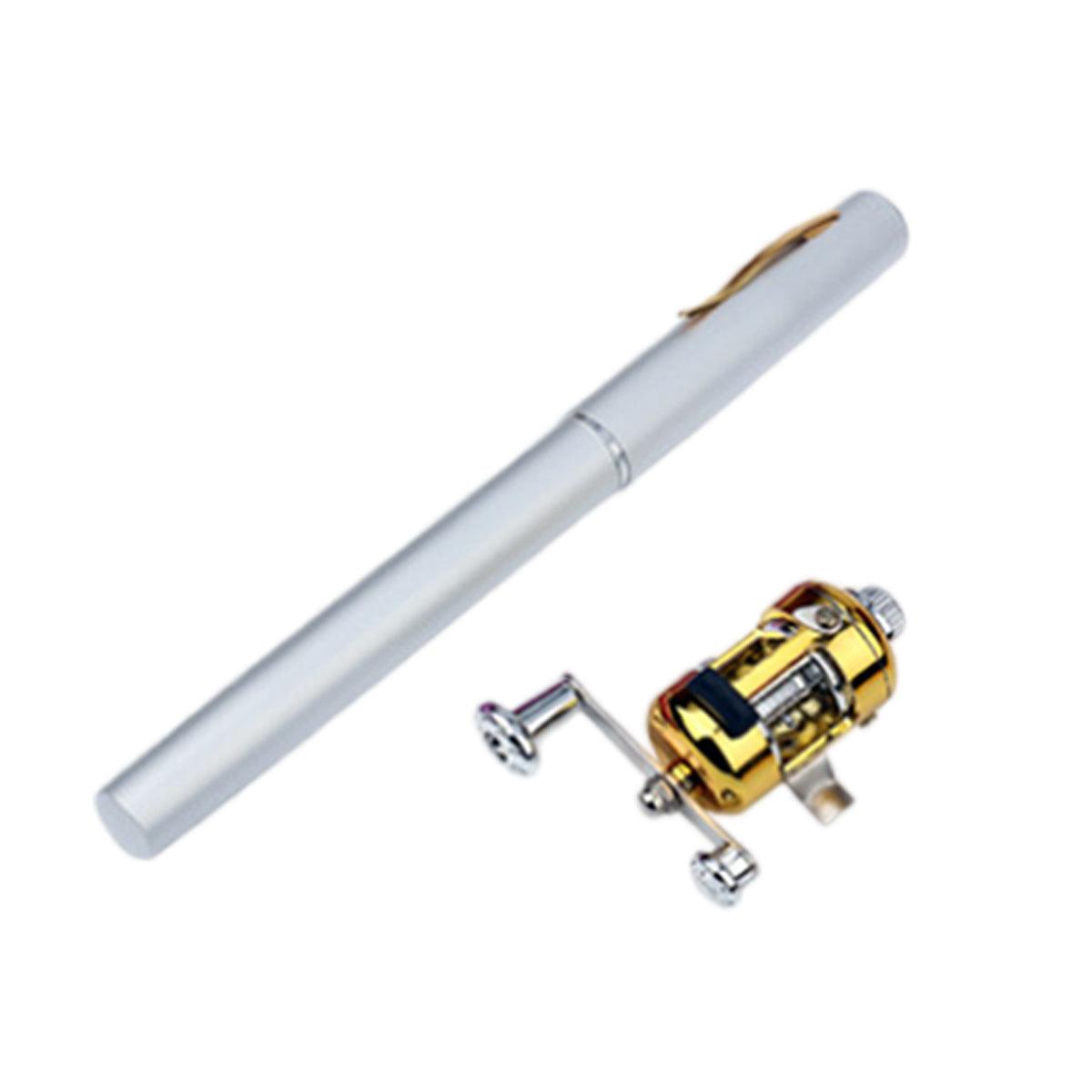 Mini Pen Fishing Rod Pocket Size Portable Telescopic Travel Fishing Pole Tool