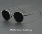 Vintage Celebrity Round Sunglasses for Men and Women