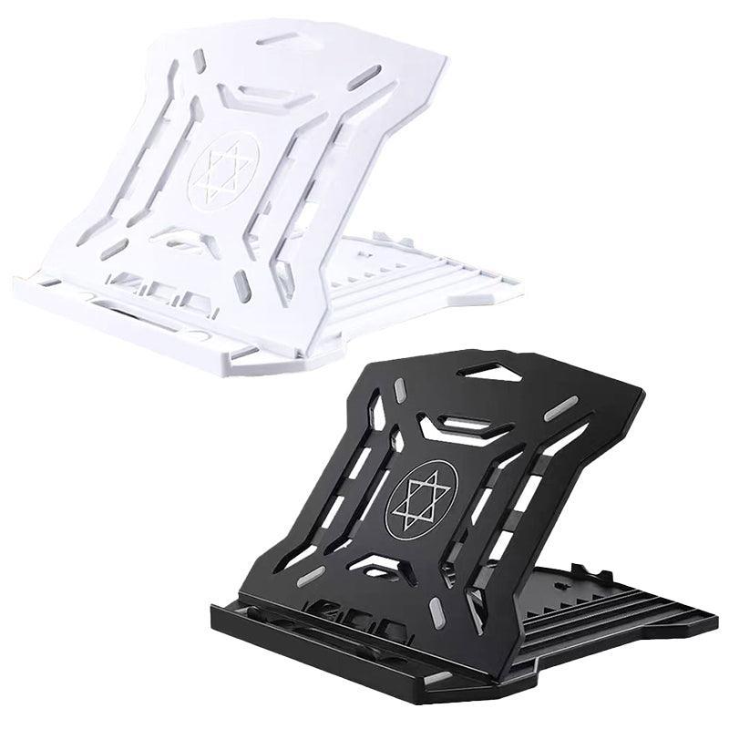 Adjustable Laptop Stand with 360-Degree Base for Desk Riser Home Office Holder-1