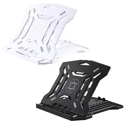 Adjustable Laptop Stand with 360-Degree Base for Desk Riser Home Office Holder-1