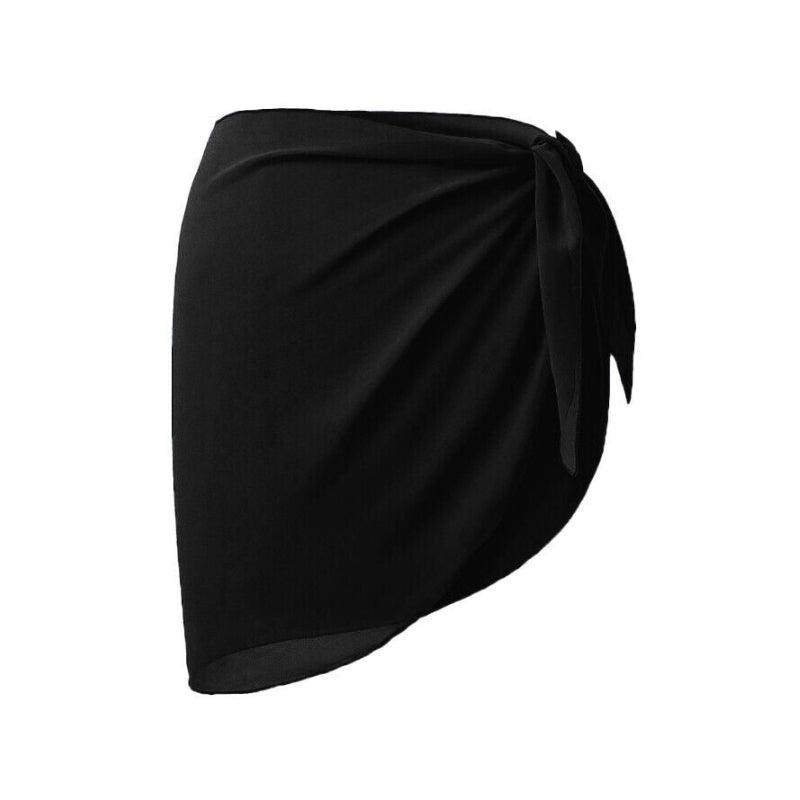 Women Sarong Skirt Wrap Pareo Short Swim Cover Up Beach Bikini Beachwear-6