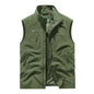 Big Size Men's Vest Outdoor Sports Fishing Sleeveless Jacket