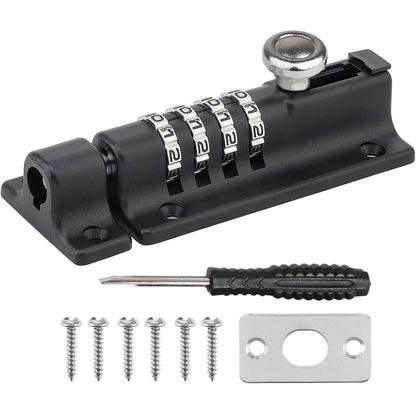 Waterproof Cipher Door Lock Heavy Duty Bolt Outdoor Security Anti Theft Catch