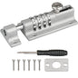 Waterproof Cipher Door Lock Heavy Duty Bolt Outdoor Security Anti Theft Catch