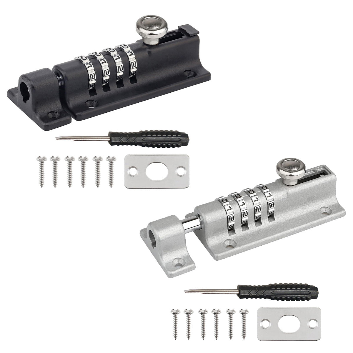 Waterproof Cipher Door Lock Heavy Duty Bolt Outdoor Security Anti Theft Catch