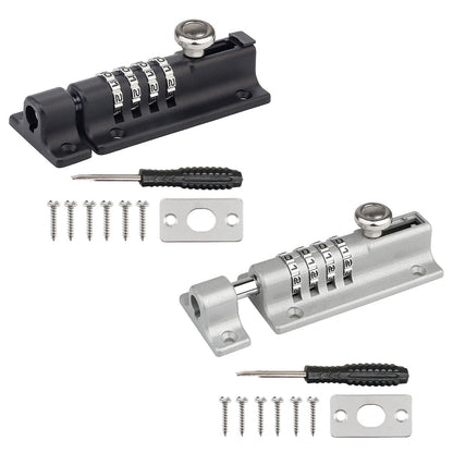 Waterproof Cipher Door Lock Heavy Duty Bolt Outdoor Security Anti Theft Catch