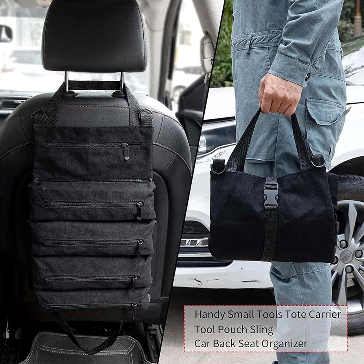 Multi-Purpose Tool Roll Up Bag Wrench Roll Pouch Hanging Tool Portable Organiser