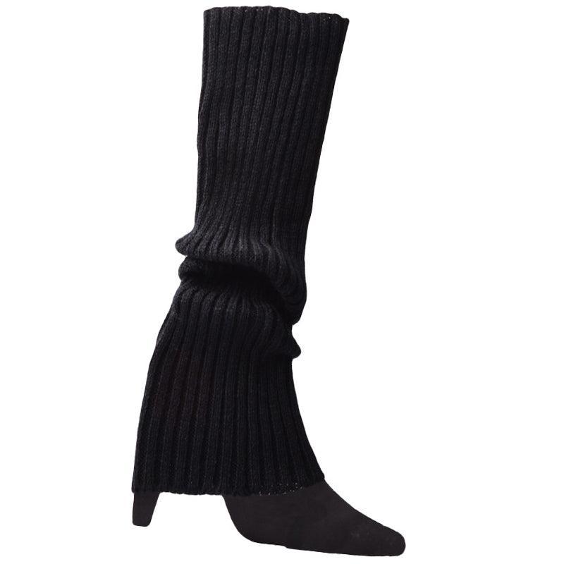 Knitted Leg Warmers Womens Ladies 80s Dance Disco Party Costume Yoga Fitness Socks