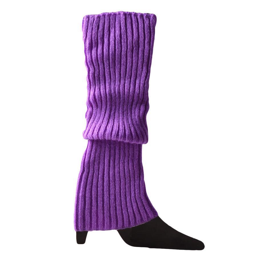 Knitted Leg Warmers Womens Ladies 80s Dance Disco Party Costume Yoga Fitness Socks
