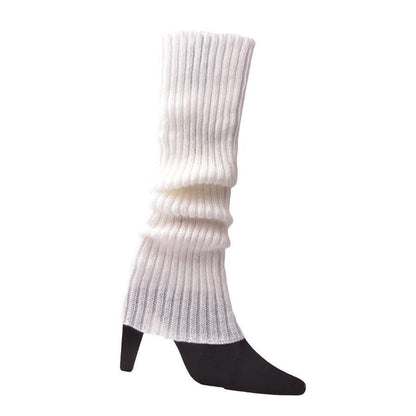 Knitted Leg Warmers Womens Ladies 80s Dance Disco Party Costume Yoga Fitness Socks