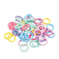 100PCS Colorful Elastic Hair Ties for Girl Ponytails High Stretch Hair Bands Set-6