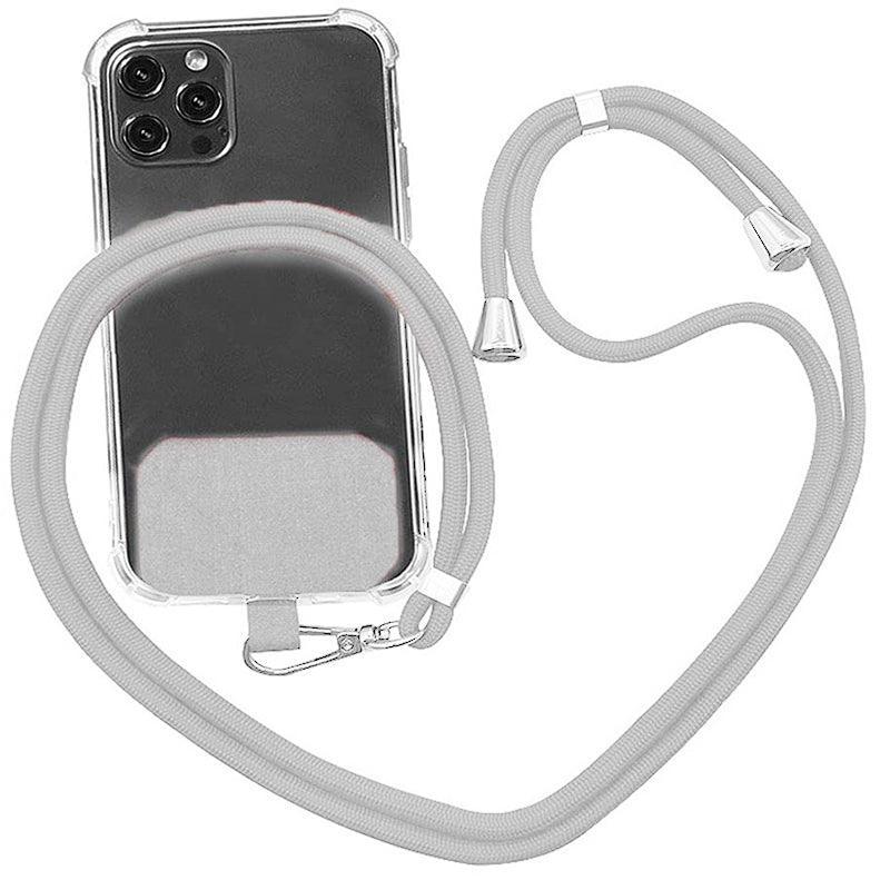 Adjustable Phone Lanyard with Patch for Most Cases Neck Strap Holder