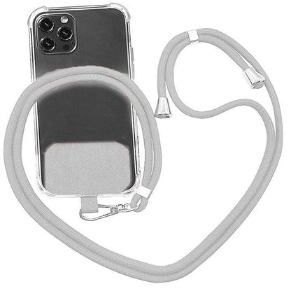 Adjustable Phone Lanyard with Patch for Most Cases Neck Strap Holder