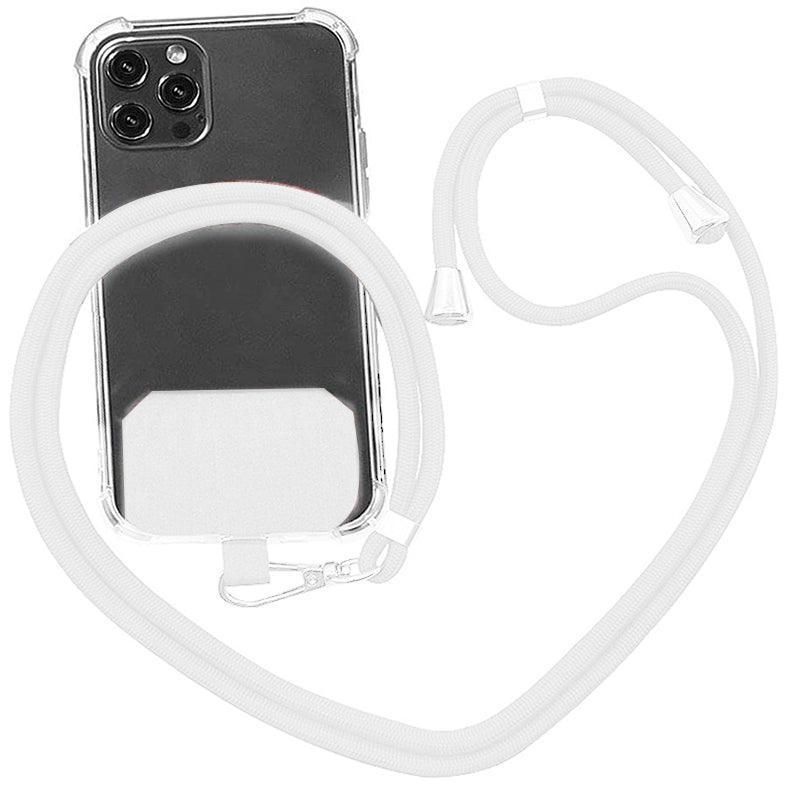 Adjustable Phone Lanyard with Patch for Most Cases Neck Strap Holder